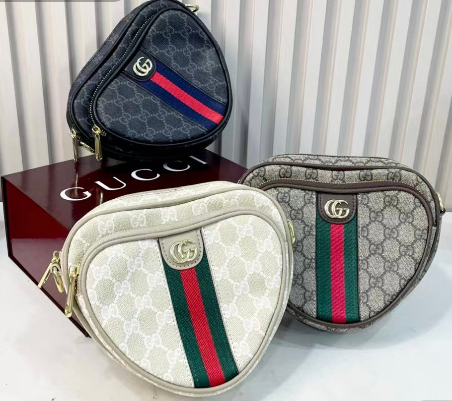 Gucci Heart Shape GG Crossbody
